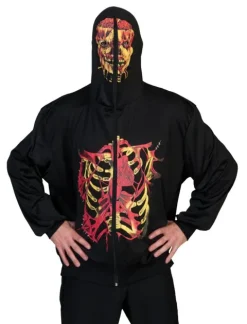 Halloween skelet bluse - Skeleton Ghost