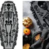 Halloween Skelet bordløber - 183x60 cm