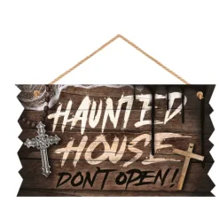 Halloween Skilt - Haunted House