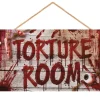 Halloween skilt - Torture Room
