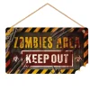 Halloween Skilt - Zombies Area
