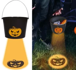 Halloween Slikspand med Lys