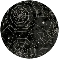 Halloween Tallerken Spindelvæv