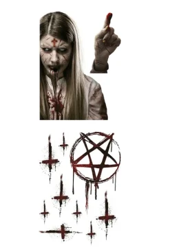 Halloween vinduesfolie XL - Possessed