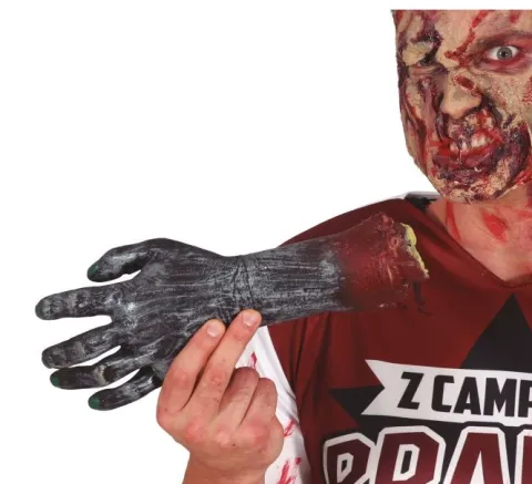 Halloween zombie hånd - 30cm