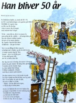 Han bliver 50 år - sang