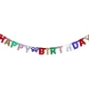 Happy birthday banner - holografisk