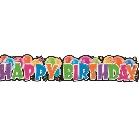 Happy Birthday gigant banner