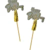 Happy Birthday picks grå/guld