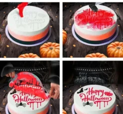 Happy halloween kage dekoration - 25cm