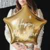 Happy new year Folie stjerne ballon