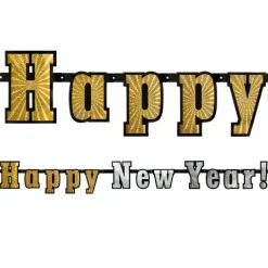 Happy new year karton banner