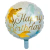 Havfrue folieballon Happy birthday