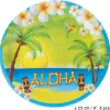 Hawaii Aloha BLÅ Tallerken 8 stk