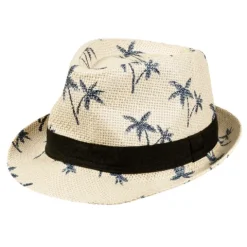 Hawaii hat - Fedora med palmer