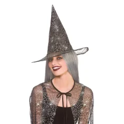 Hekse Kappe m Hat - Spider web