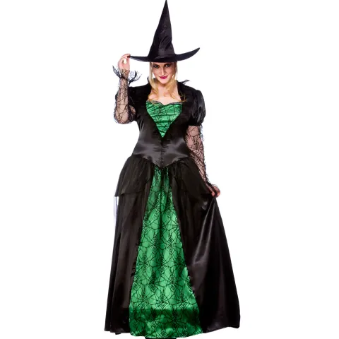 Hekse kostume Deluxe - Emeralda