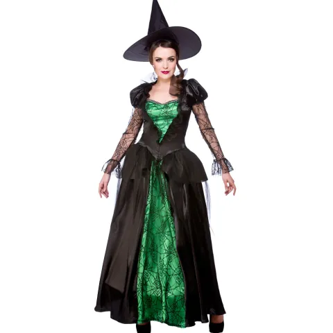 Hekse kostume Deluxe - Emeralda