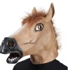 Hestemaske i Latex, Brun