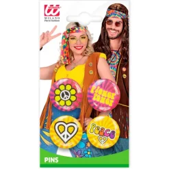 4 Hippie Badges
