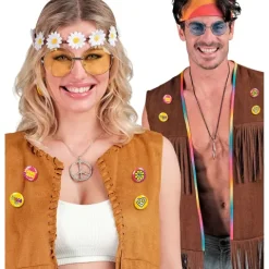 4 Hippie Badges