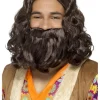 Hippie Paryk og skæg sæt