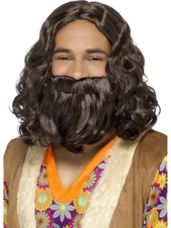 Hippie Paryk og skæg sæt
