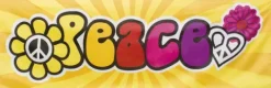 Hippie Peace Flagbanner