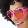 Hjertebriller PINK med PINK glas
