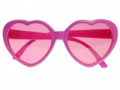 Hjertebriller PINK med PINK glas