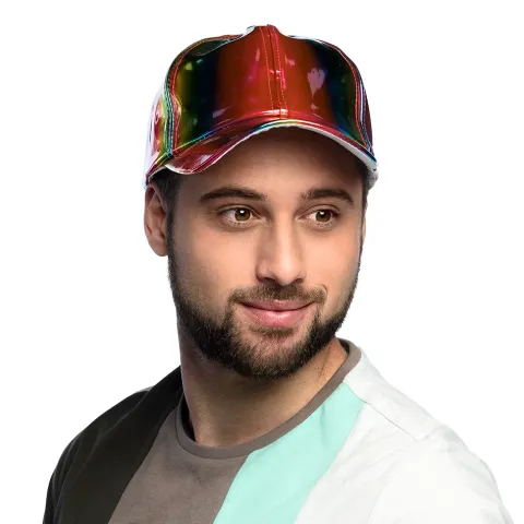 Holografisk Regnbue Kasket