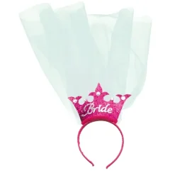 Hårbøjle Bride to be Pink