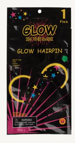 Hårbøjle Glow in the Dark neon gul