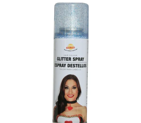 Hårspray glitter i blå