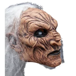 Hvidhåret dæmon latex maske