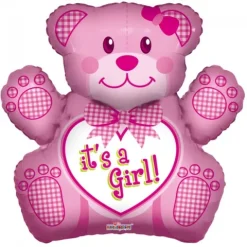 its a Girl Bamse folieballon