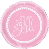 Its a girl folieballon i lyserød
