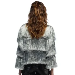 Jacket Festival flare silver