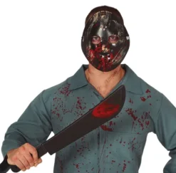 Jason Maske og machete i sort