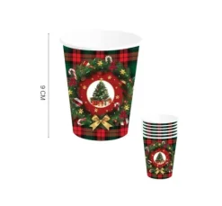 Julekopper med juletræ
