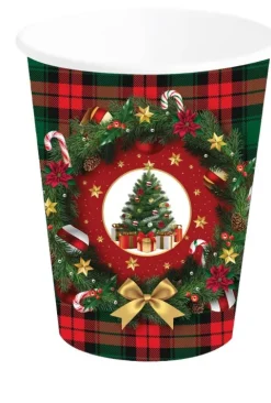 Julekopper med juletræ