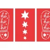 Julemandens fodspor - stickers