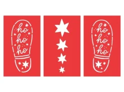 Julemandens fodspor - stickers