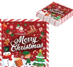 Juleservietter - Merry Christmas