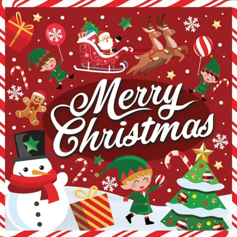 Juleservietter - Merry Christmas