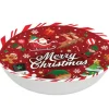 Juleskål i plast - Merry Christmas
