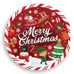 Juletallerken - merry christmas
