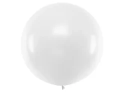 Jumbo ballon hvid ø100