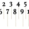 Kagetopper numre 0-9
