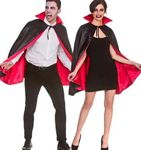 Kappe kort i Satin Deluxe VAMPYR